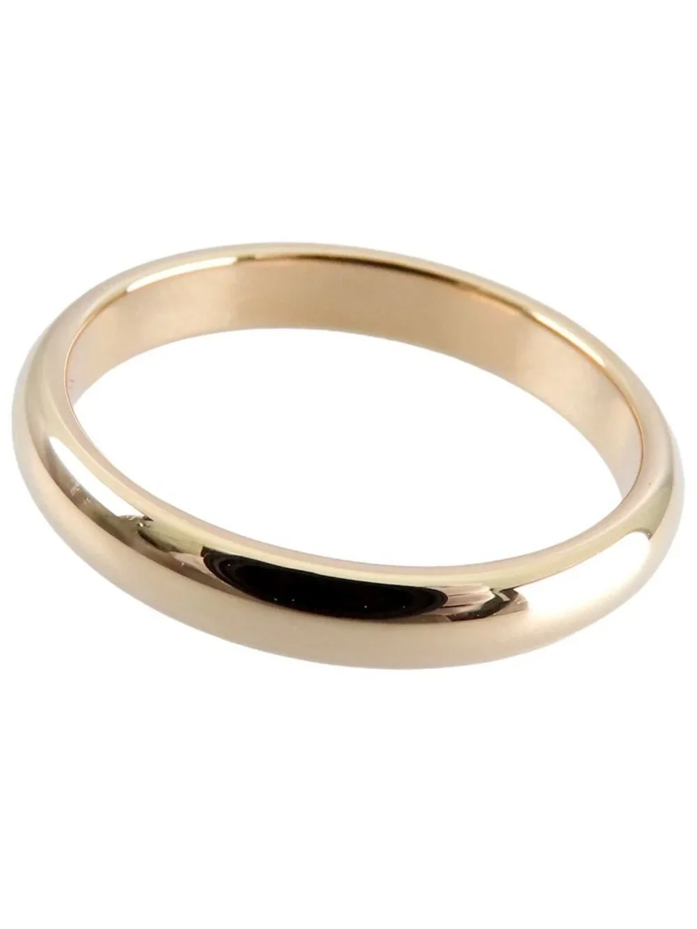 Cartier 1895 Wedding Ring Yellow Gold YG Certificate 58
